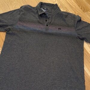 Travis Mathew Charcoal Polo Shirt